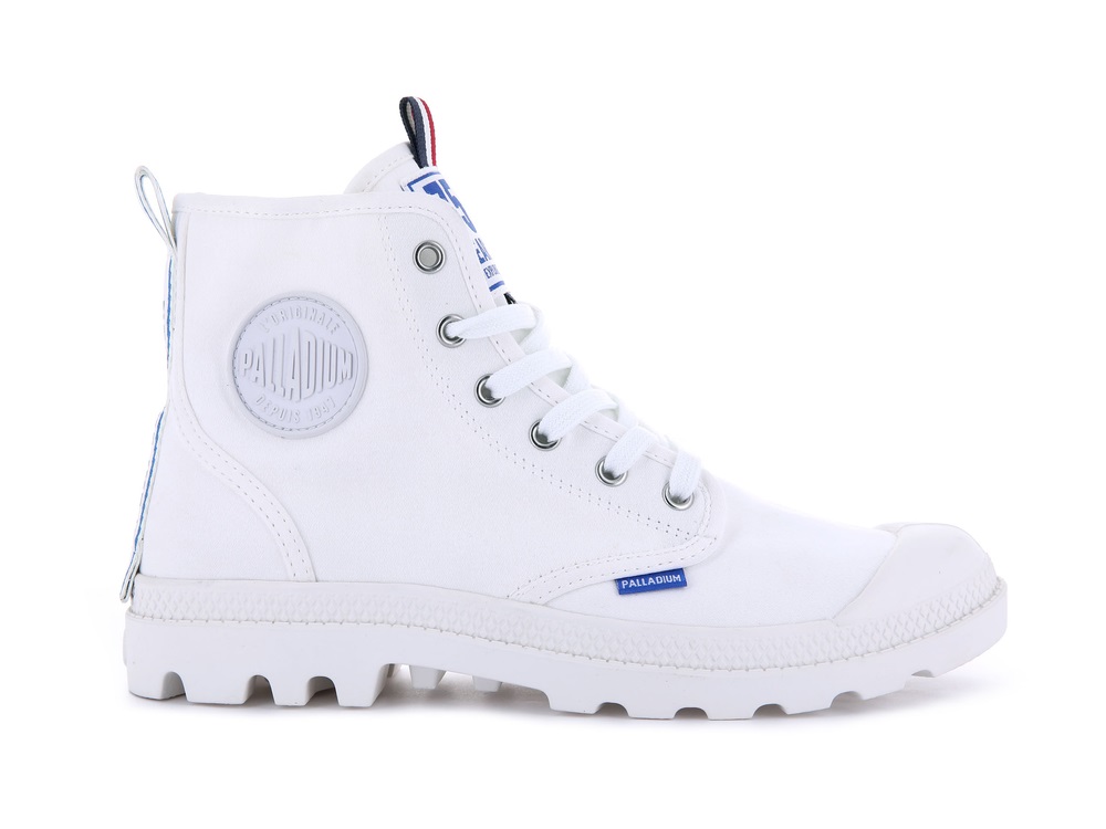 Botas Palladium PAMPA HI DARE 75TH Hombre Blancas | Costa Rica-20376